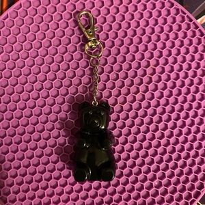 Black Gummy Bear Keychain